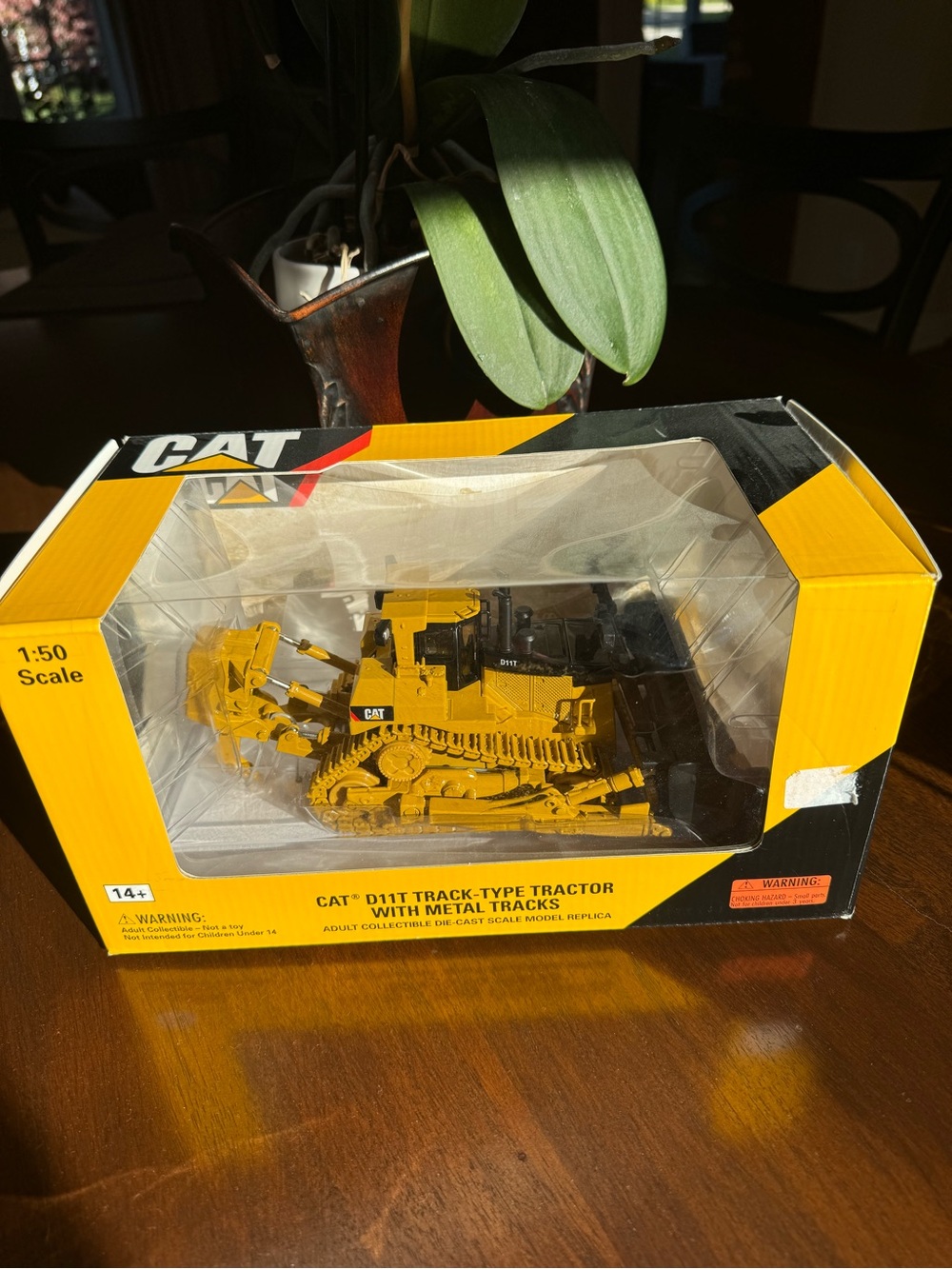 CAT D11T Track-Type Tractor Diecast Model - Yellow